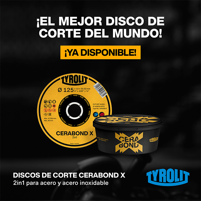 CONSIGUE TU OBJETIVO MÁS RÁPIDO CON EL NUEVO CERABOND X DE TYROLIT