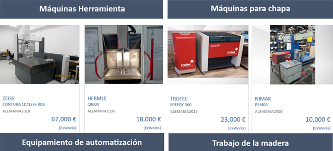 GINDUMAC GmbH - Máquinas Herramienta usadas, Máquinas para chapa y plástico.