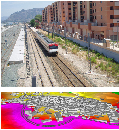 NAE pone a disposición de la obra civil la eficacia de su apantallamiento acústico para infraestructuras de transporte