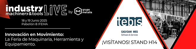Tebis Iberia presentará la versión 9 de su software Tebis 4.1 en Industry LIVE 2025