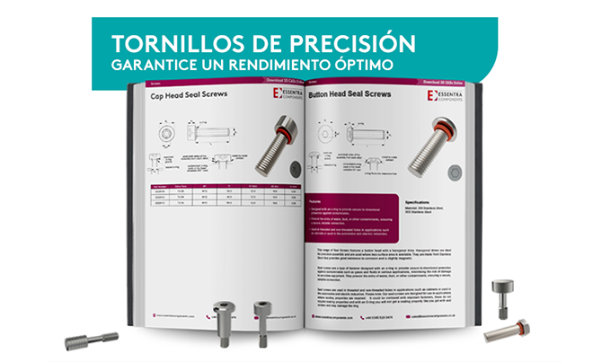 Explore nuestra gama completa de tornillos de precisión en Essentra