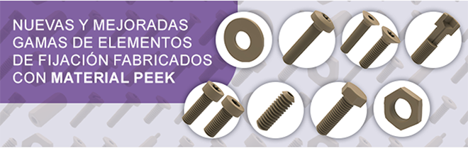 Diseñados para el rendimiento: elementos de fijación PEEK mejorados de Essentra