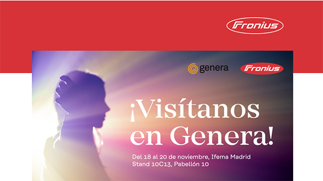 ¡Vive la innovación con Fronius en Genera 2025!