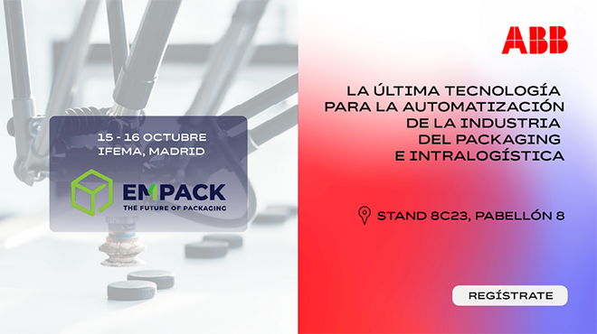 ABB muestra en Empack Logistics 2025 la última tecnología impulsada por IA para transformar la automatización del packaging y la intralogística ABB muestra en Empack Logistics 2025 la última tecnología impulsada por IA para transformar la automatización del packaging y la intralogística