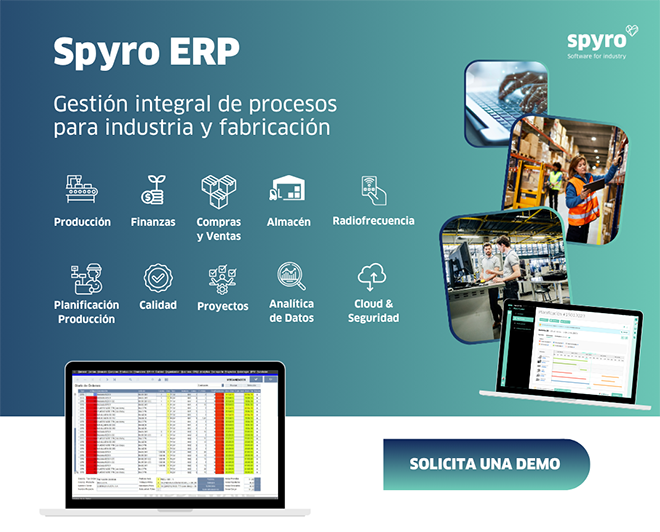 SPYRO ERP – Especializado en gestión de procesos industriales
