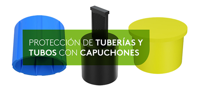 ESSENTRA: Protección del capuchón para extremos contra daños y suciedad