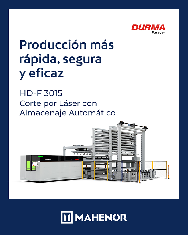 MAHENOR: Almacenaje Automático para la Serie HD-F 3015 de DURMA