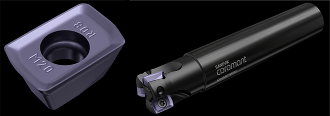 SANDVIK COROMANT: Presentación de CoroMill® MS20 para fresado en escuadra de precisión en materiales ISO P
