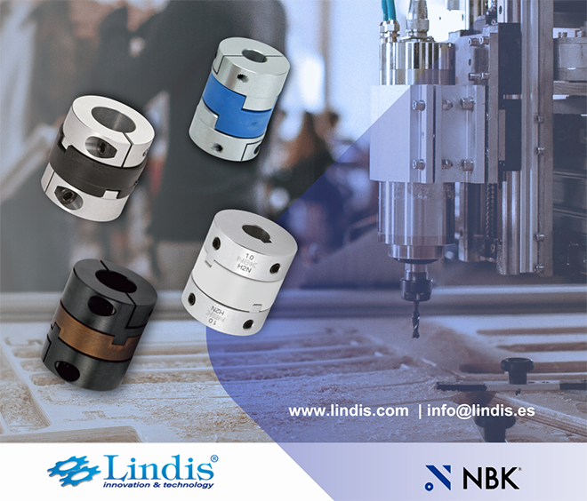 LINDIS | Acoplamientos Oldham NBK: precisión fiable en sistemas CNC