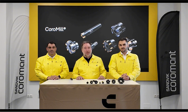 SANDVIK COROMANT: ¡Escuche a nuestros epecialistas! Últimos lanzamientos en Milling indexable