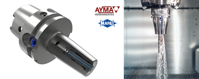 Sistema inteligente para el guiado del refrigerante: una nueva función para el portaherramientas hidráulico UNIQ de MAPAL.