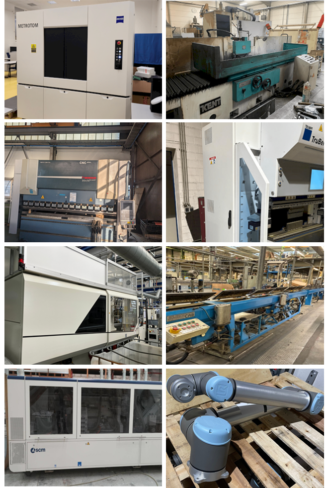 GINDUMAC: Máquinas Herramienta usadas, Máquinas para chapa y plástico y Máquinas para trabajo de la madera