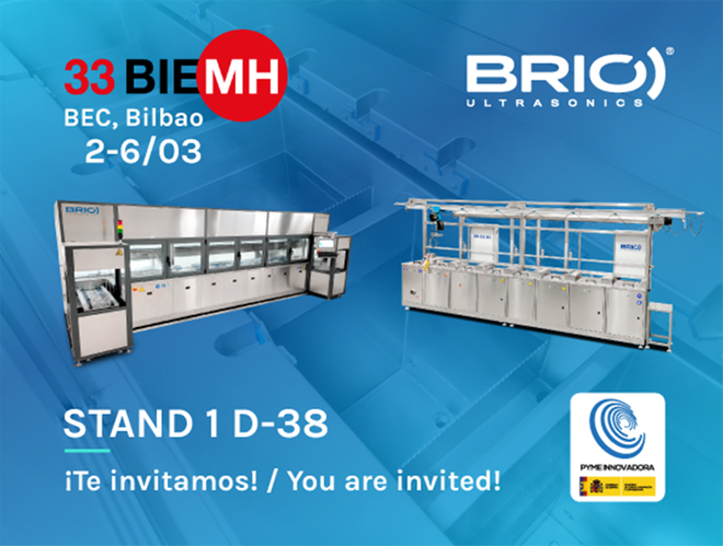 BRIO Ultrasonics en BIEMH ¡Visítanos con entrada VIP!