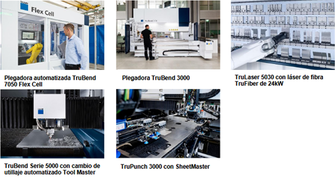 Soluciones inteligentes de automatización y Smart Factory de TRUMPF para los retos productivos del futuro