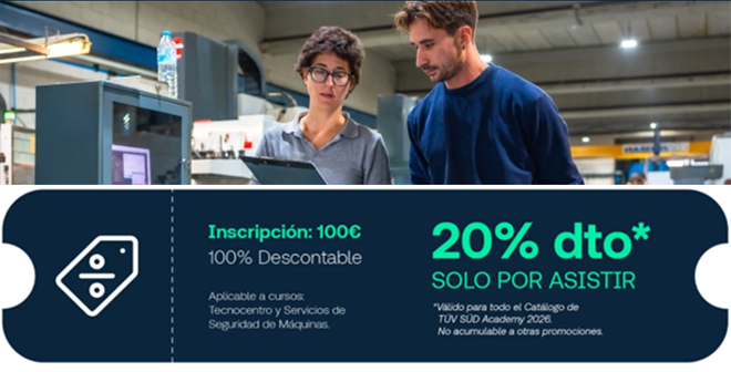 TÜD SUD: ¡Últimas plazas! Workshop presencial en Valencia sobre el nuevo Reglamento de Máquinas