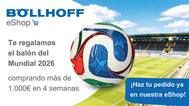 Böllhoff impulsa una promoción del Mundial 2026 en su eShop con balón de regalo