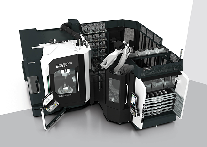DMG MORI: Manipulación flexible de piezas de trabajo y palets DMG MORI: Manipulación flexible de piezas de trabajo y palets