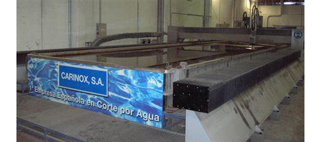 CARINOX, S.A.: LIDER EUROPEO EN CORTE POR AGUA