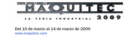 MAQUITEC 2009: La próxima edición del salón acogerá el 40º Congreso Mundial de Robótica