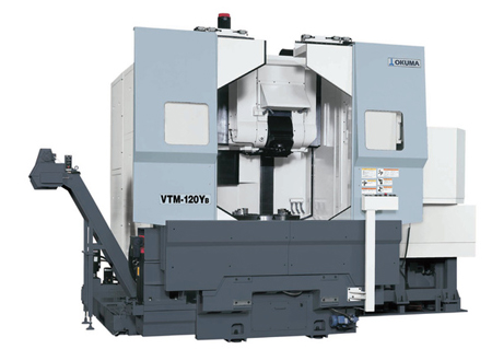 MAQCENTER: Torno Vertical Multifunción OKUMA para el Sector Aeronáutico