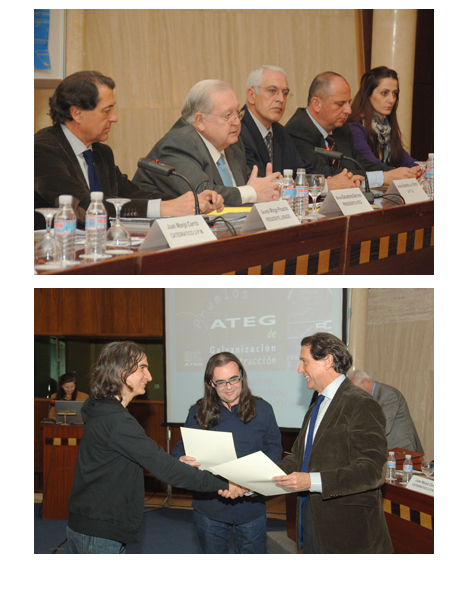 ENTREGA DE LOS PREMIOS ATEG DE GALVANIZACIÓN
EN CONSTRUCCIÓN 2008