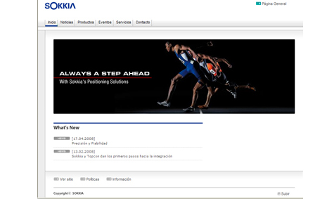 SOKKIA DITAC lanza su nueva página web con mayores contenidos y servicios para los usuarios